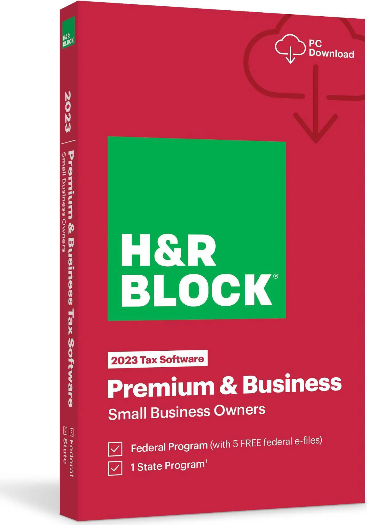 Main image of H&R Block Tax Software Premium & Business 2023 - Windows Only [Key Card]