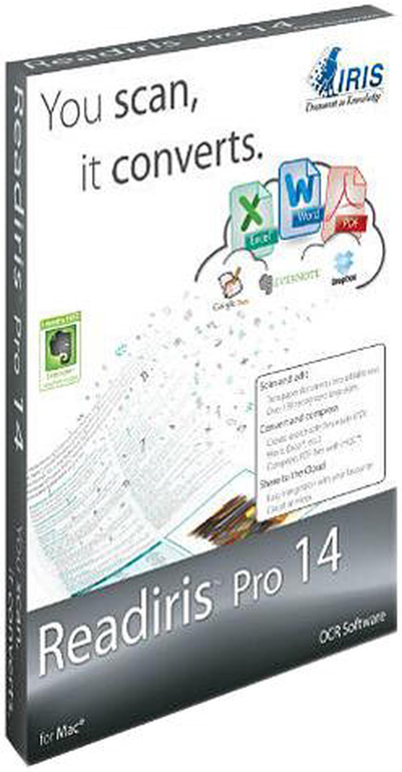 Main image of IRIS Readiris Pro 14 OCR for Mac OSX  - Download