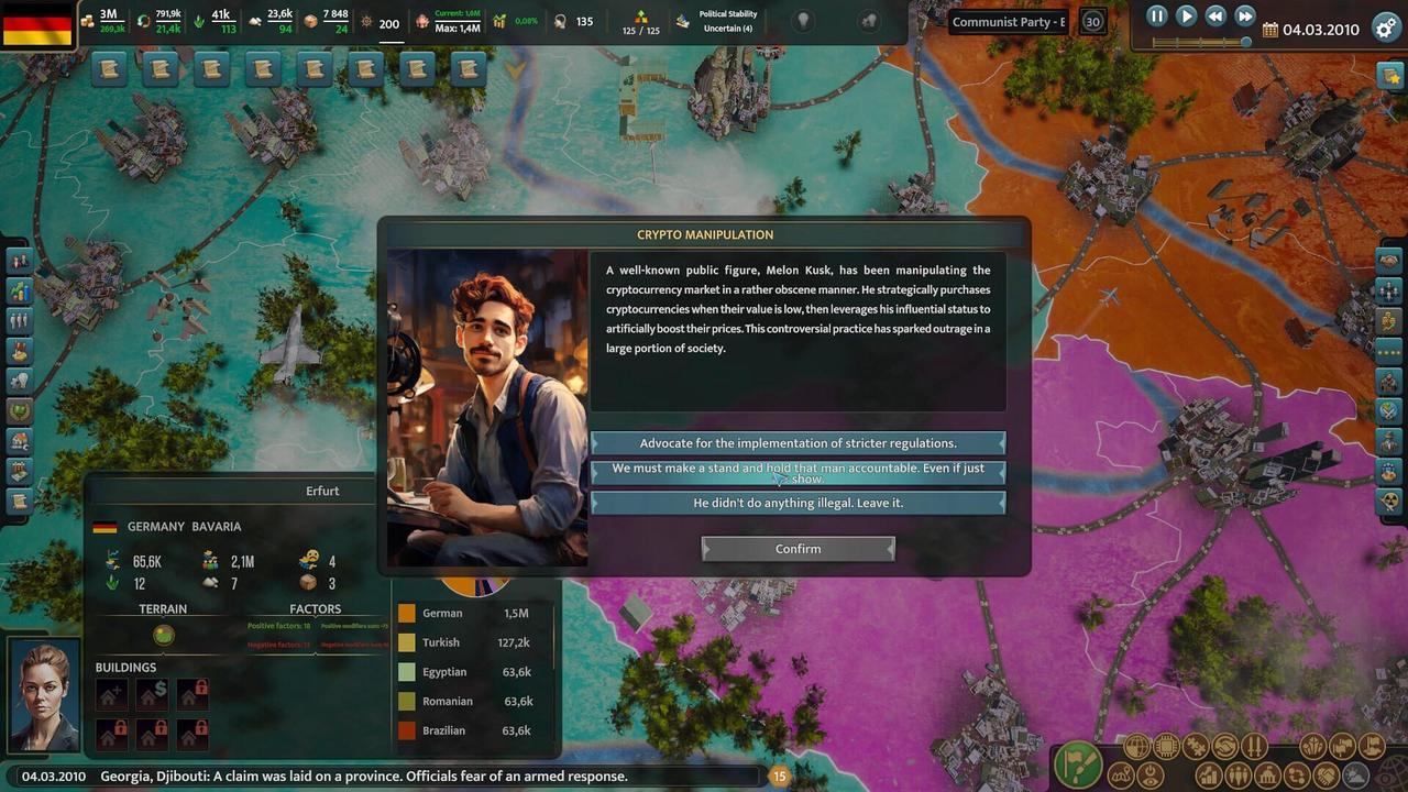 Alt view image 9 of 12 - Realpolitiks 3: Earth and Beyond - PC [Steam Online Game Code]
