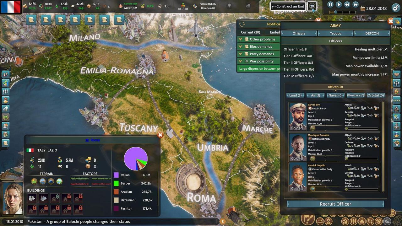 Alt view image 11 of 12 - Realpolitiks 3: Earth and Beyond - PC [Steam Online Game Code]
