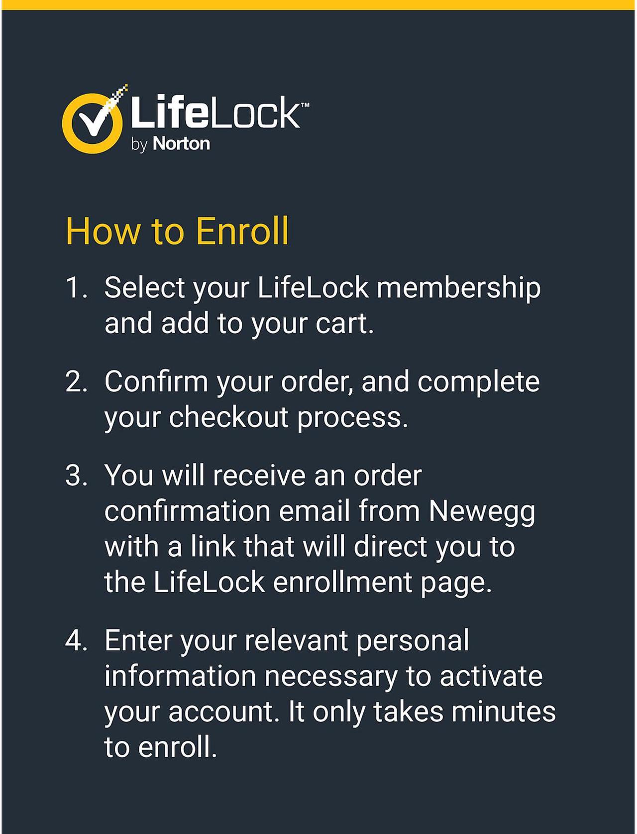 Alt view image 6 of 6 - LifeLock Standard Identity Theft Protection 30-Day Free Trial