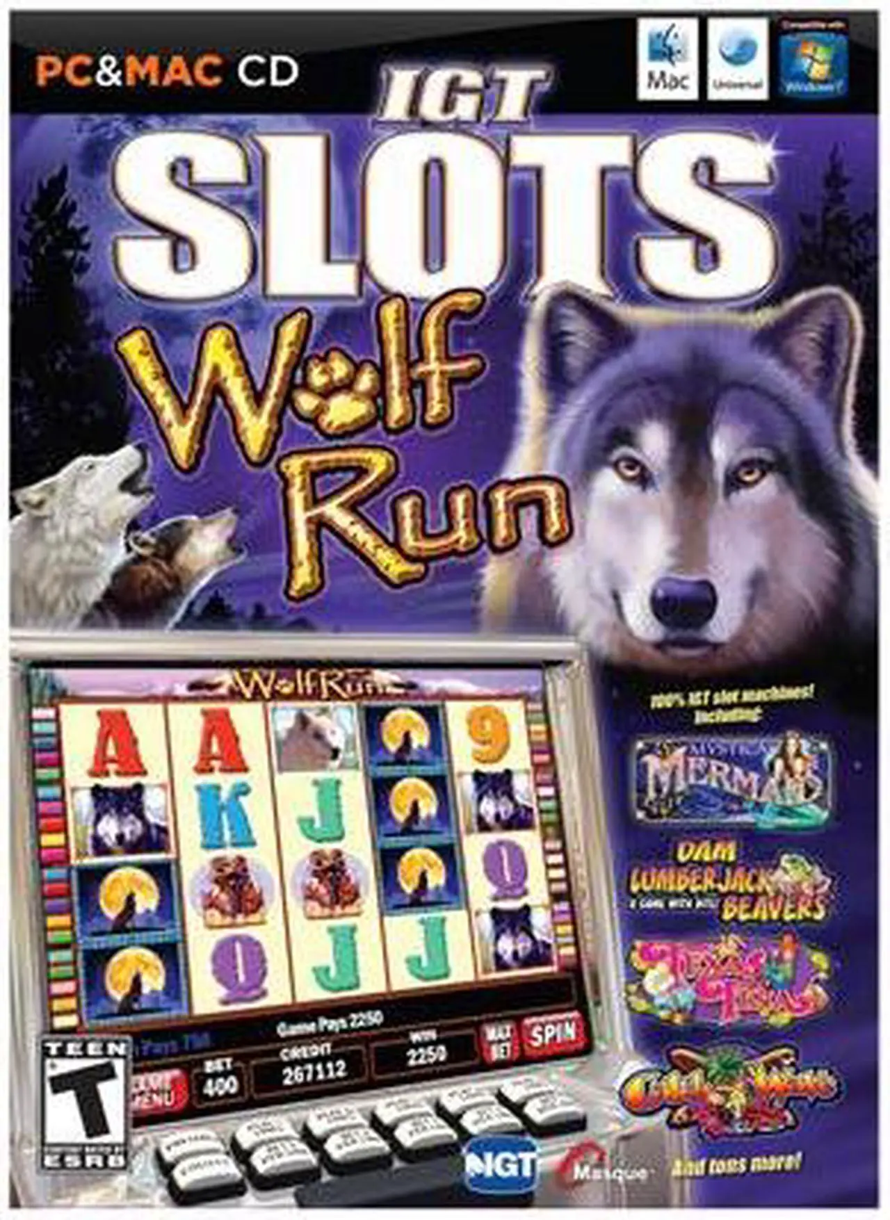 Main image of IGT Slots: Wolf Run PC Game