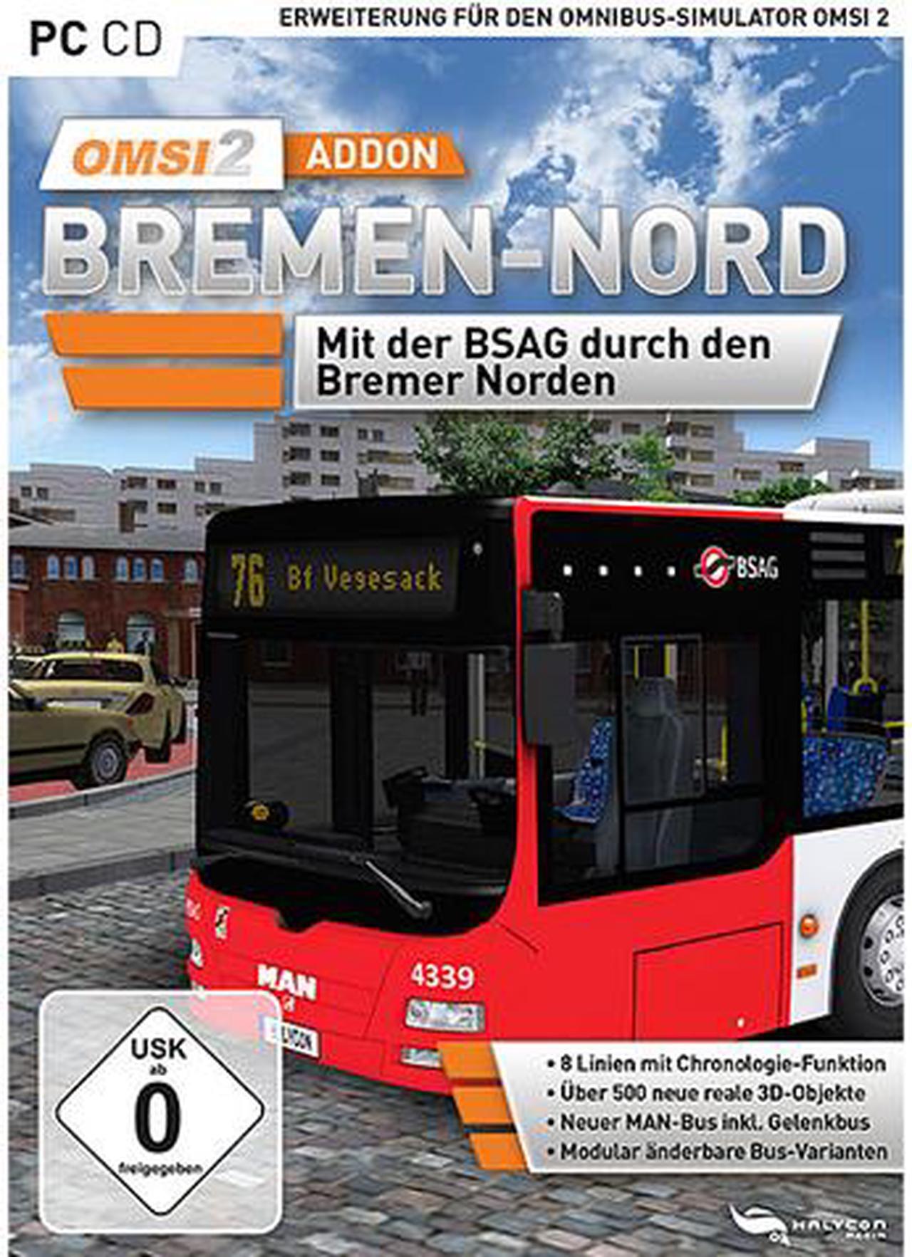Main image of OMSI 2 Add-on Bremen-Nord [Online Game Code]