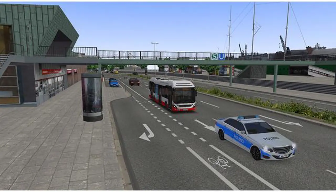 Alt view image 4 of 20 - OMSI 2 Add-On HafenCity - Hamburg modern [Online Game Code]
