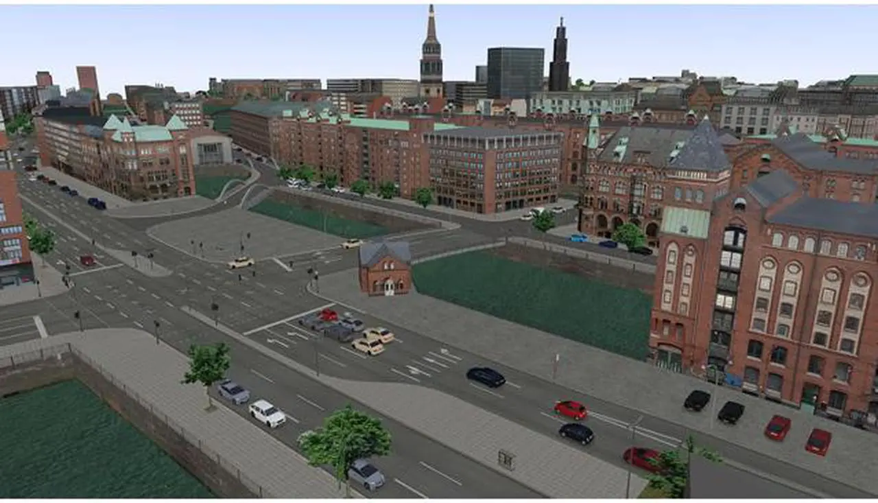 Alt view image 16 of 20 - OMSI 2 Add-On HafenCity - Hamburg modern [Online Game Code]