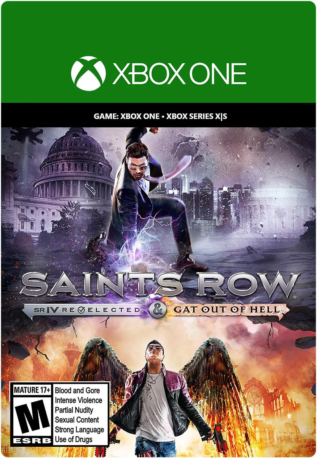 Main image of Saints Row IV: Re-Elected & Gat out of Hell Xbox One [Digital Code]
