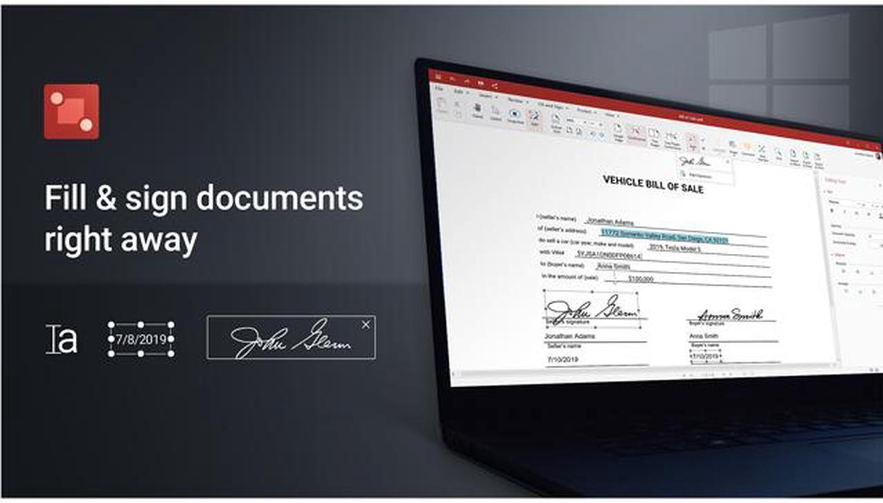 Alt view image 2 of 8 - MobiSystems PDF Extra - Adobe Compatible Professional PDF Editor for Windows PC - 1 year license - Download