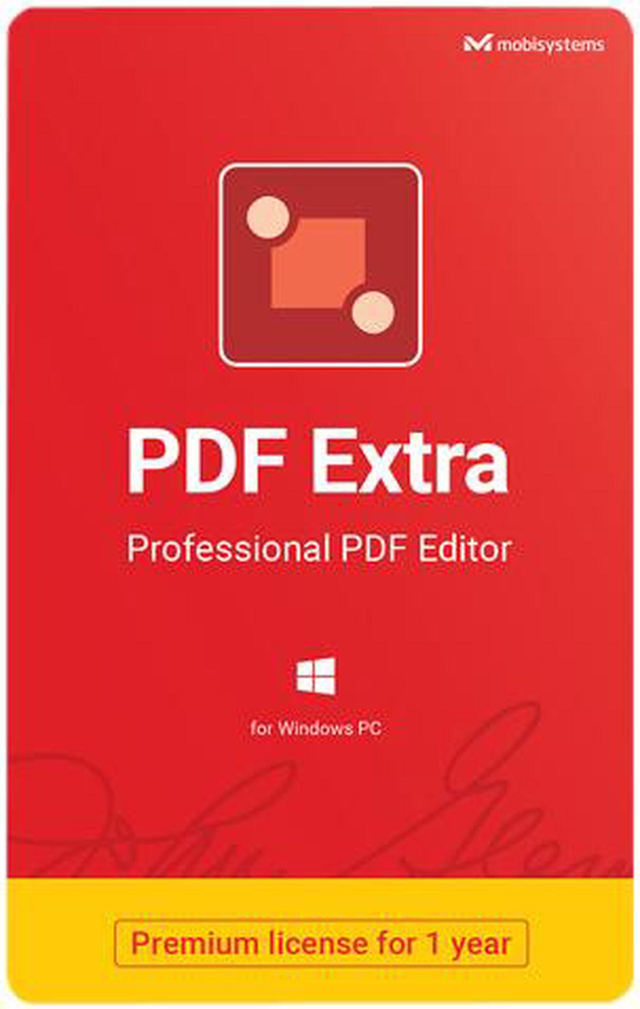 Main image of MobiSystems PDF Extra - Adobe Compatible Professional PDF Editor for Windows PC - 1 year license - Download