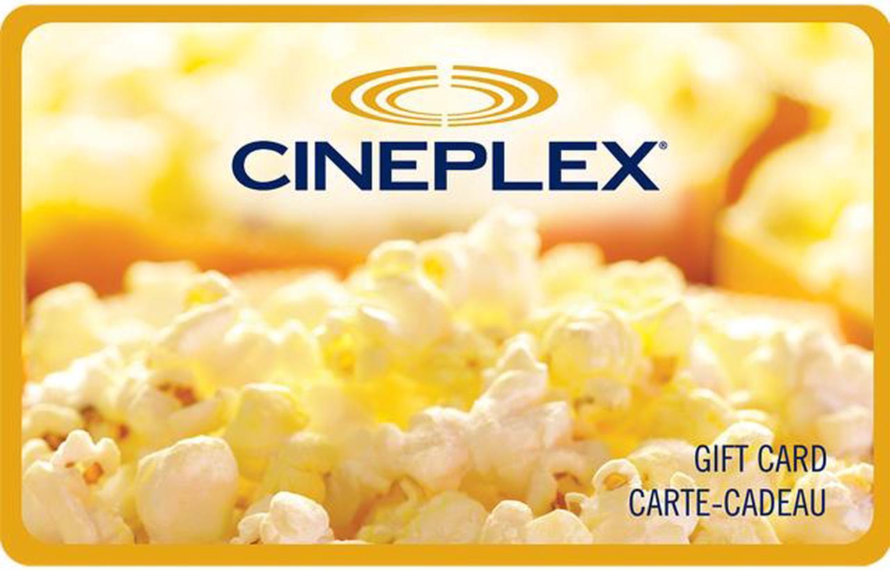 Cineplex $5 Gift Card (Email Delivery)