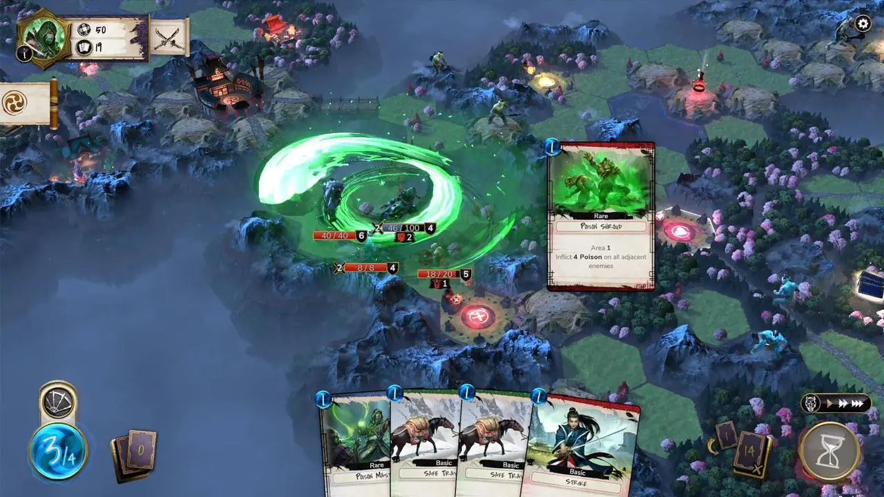 Alt view image 11 of 12 - Mahokenshi - The Samurai Deckbuilder - PC [Steam Online Game Code]
