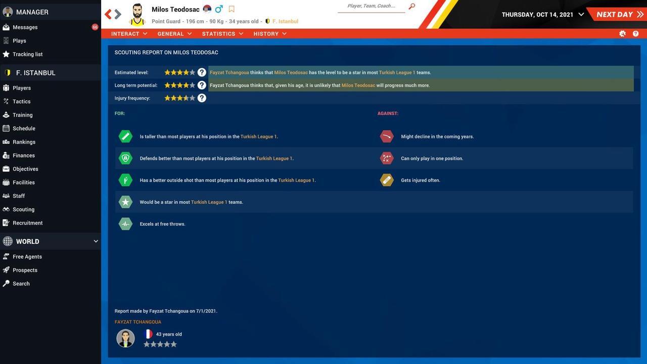 Alt view image 4 of 16 - Pro Basketball Manager 2022 - PC [Online Game Code]