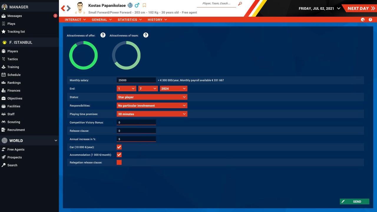 Alt view image 14 of 16 - Pro Basketball Manager 2022 - PC [Online Game Code]