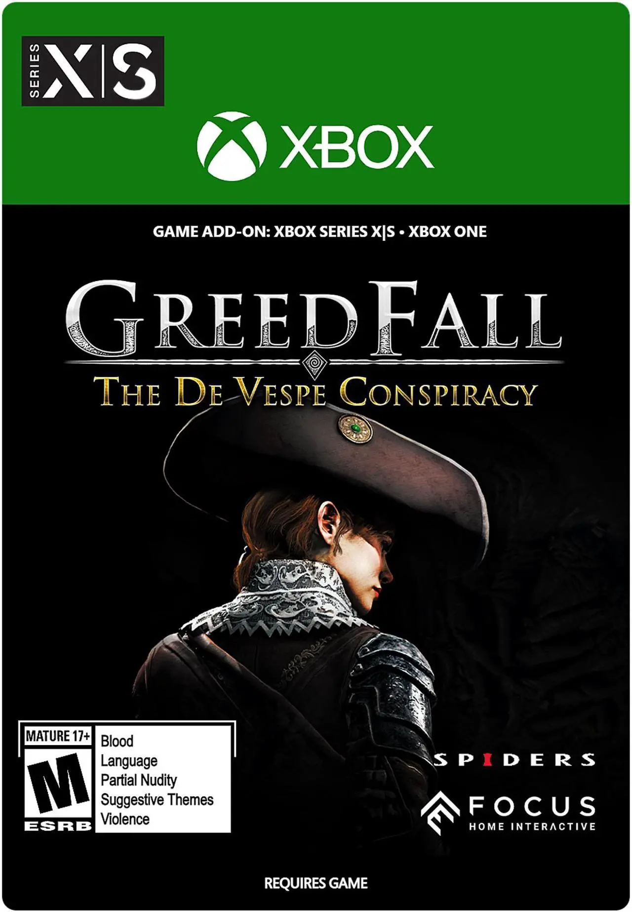 Main image of GreedFall - The De Vespe Conspiracy Xbox Series X|S, Xbox One [Digital Code]
