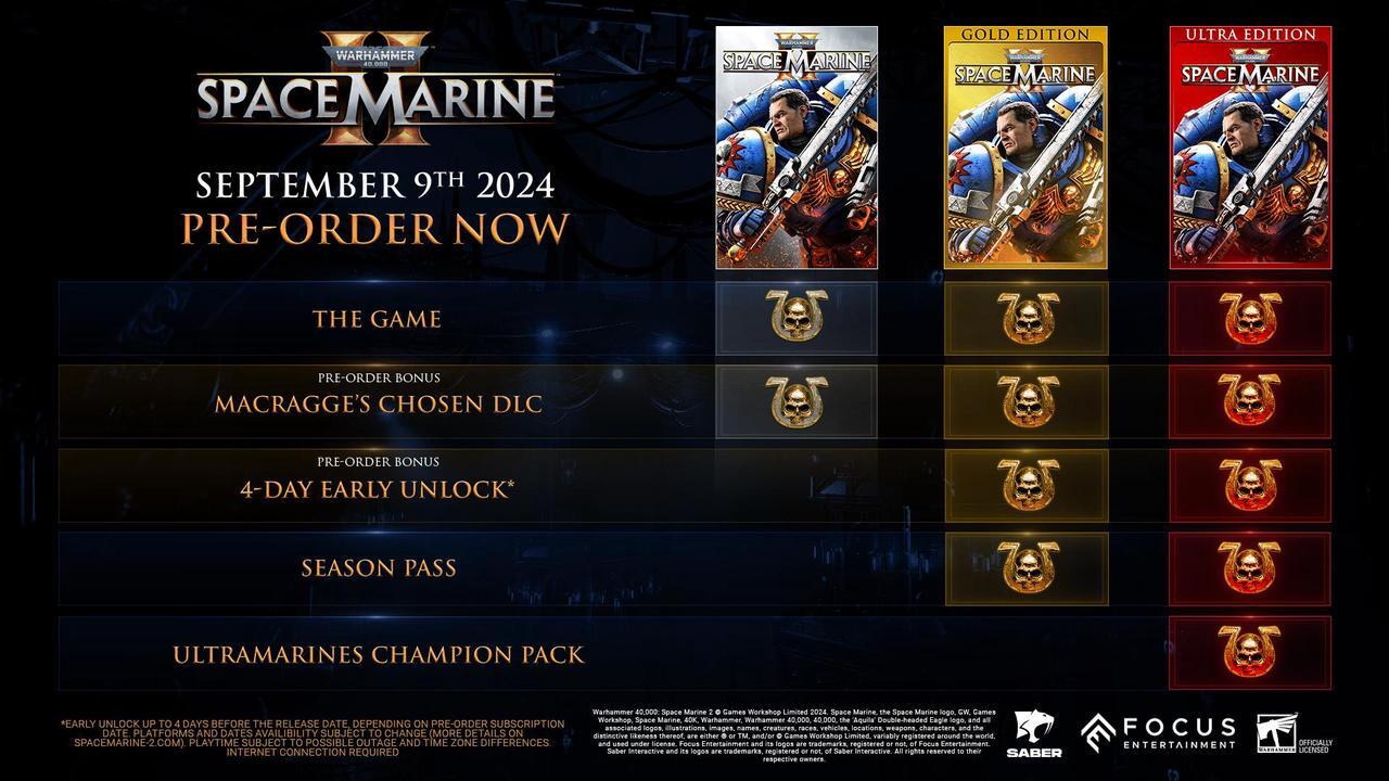 Alt view image 2 of 11 - Warhammer 40,000: Space Marine 2 - Gold Edition - PC [Steam Online Game Code]