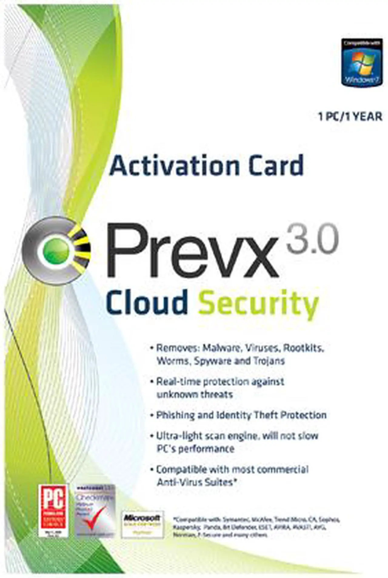 Main image of Prevx Cloud Security 1 User Product Key Card (no media)