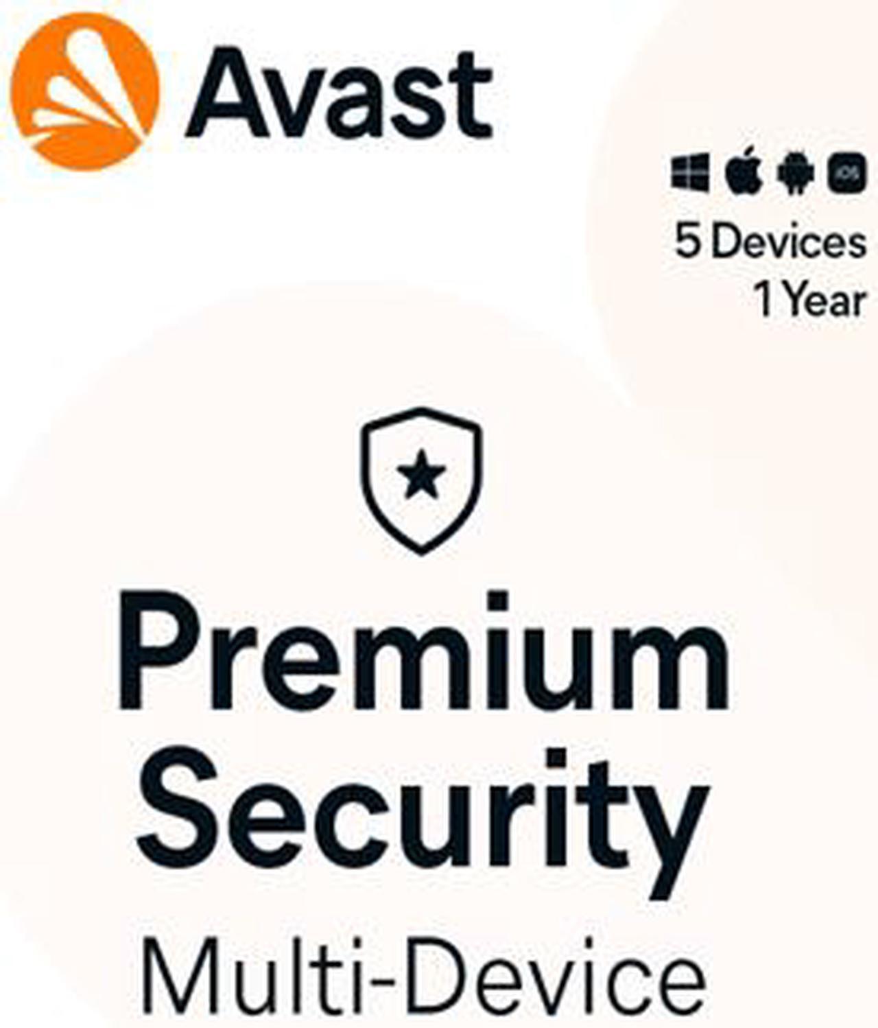 Main image of Avast Premium Security 2024, 5 Devices 1 Year - Download