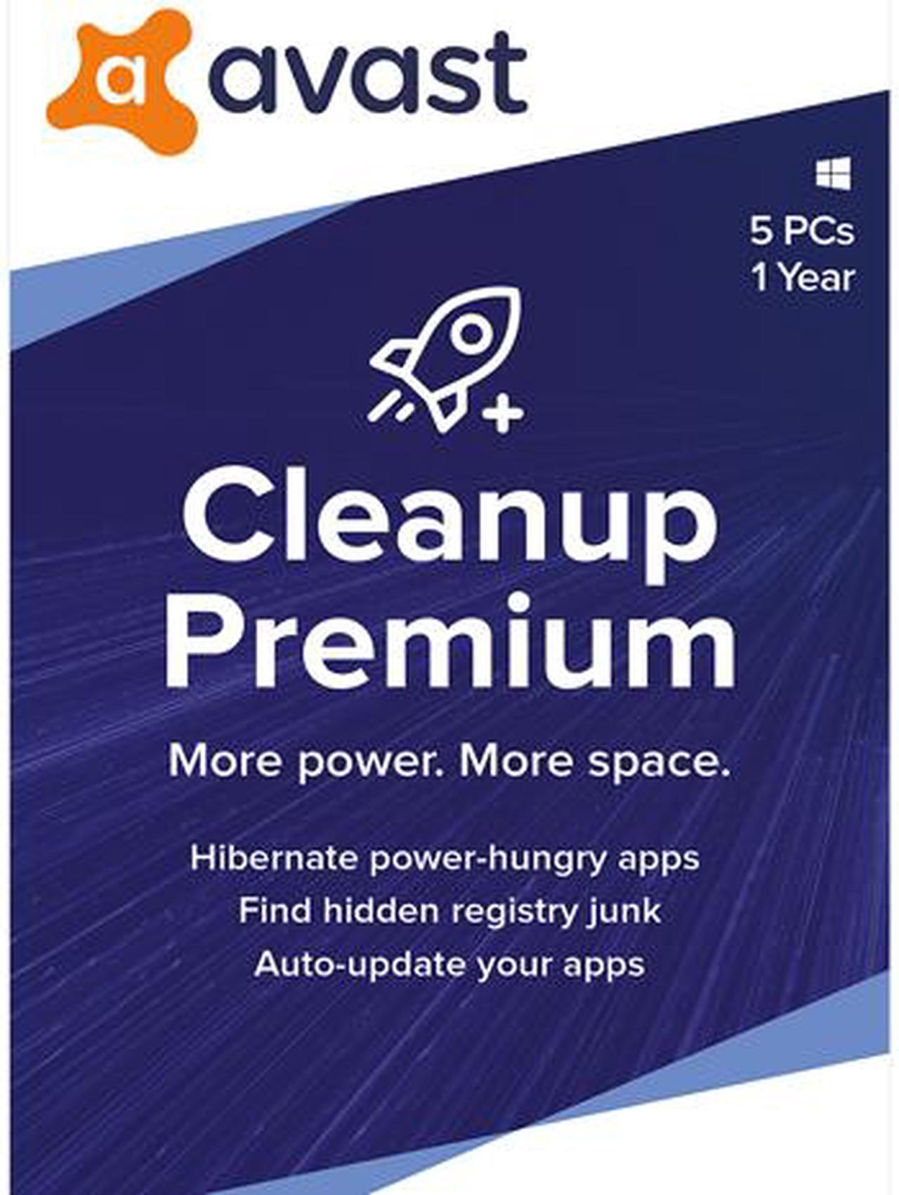 Main image of Avast Avast Cleanup Premium 2020, 5 PCs 1 Year [Key Card]