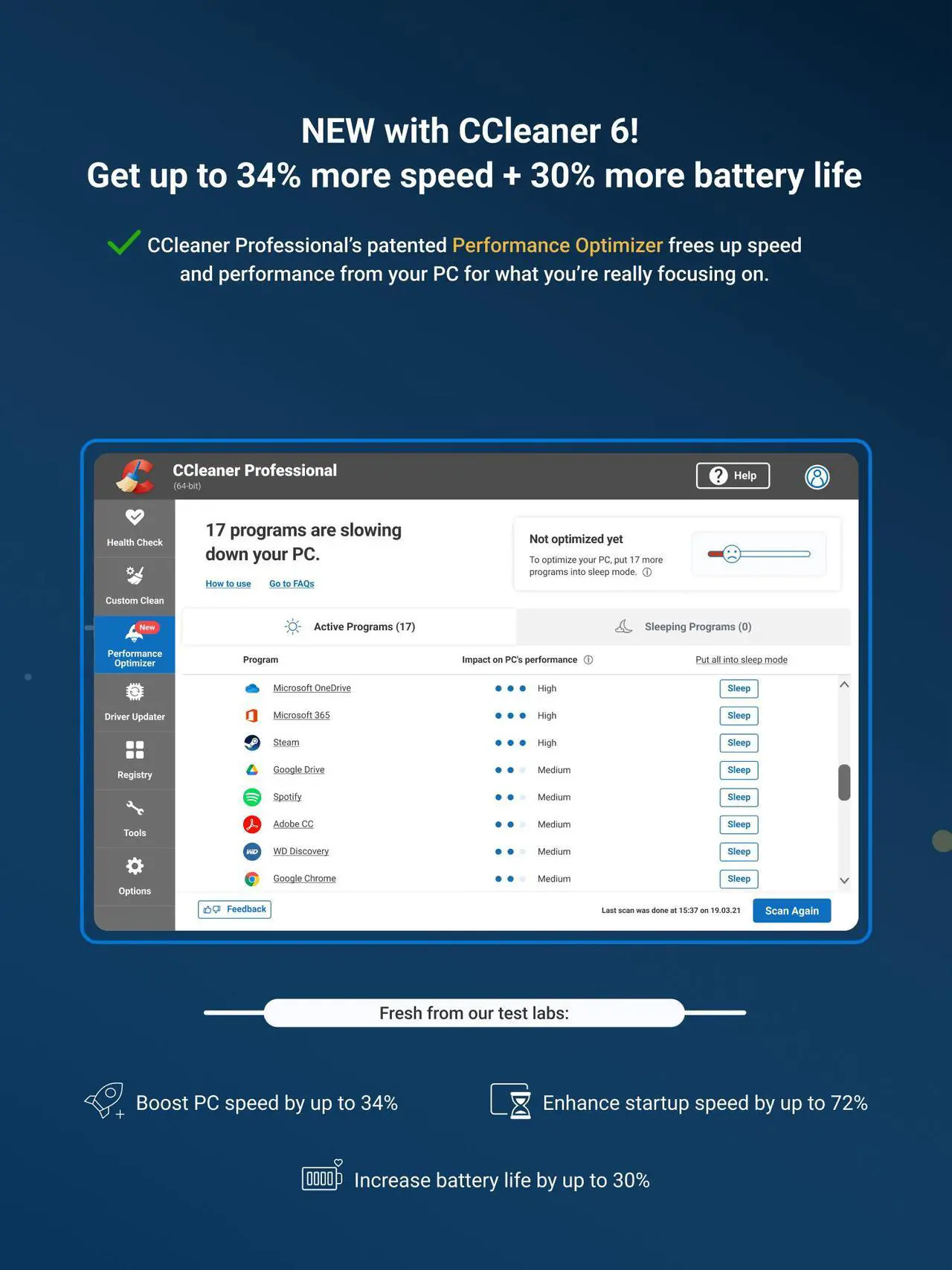 Alt view image 2 of 7 - Piriform CCleaner Professional - 1PC / 1 YR - Download