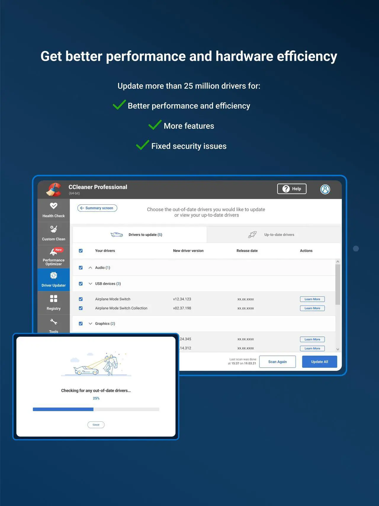 Alt view image 4 of 7 - Piriform CCleaner Professional - 1PC / 1 YR - Download