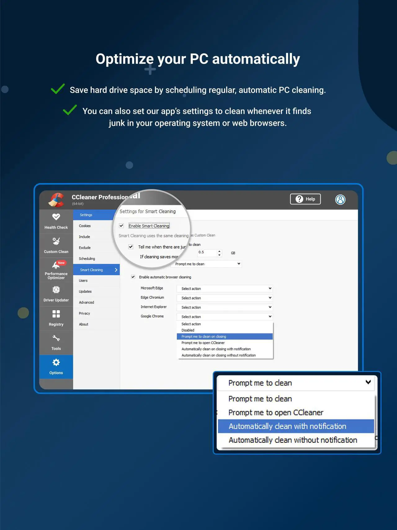 Alt view image 5 of 7 - Piriform CCleaner Professional - 1PC / 1 YR - Download
