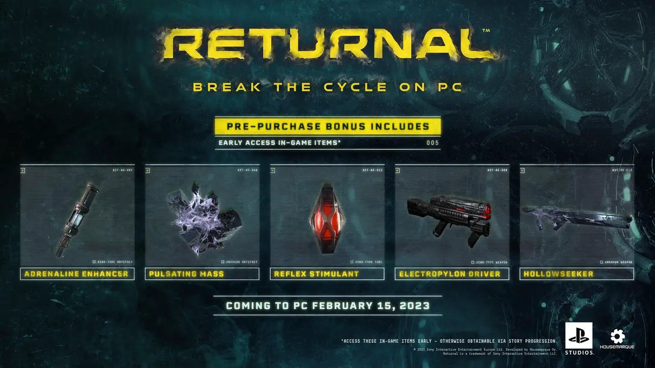 Alt view image 11 of 11 - Returnal™ - PC [Steam Code, UNITED STATES]