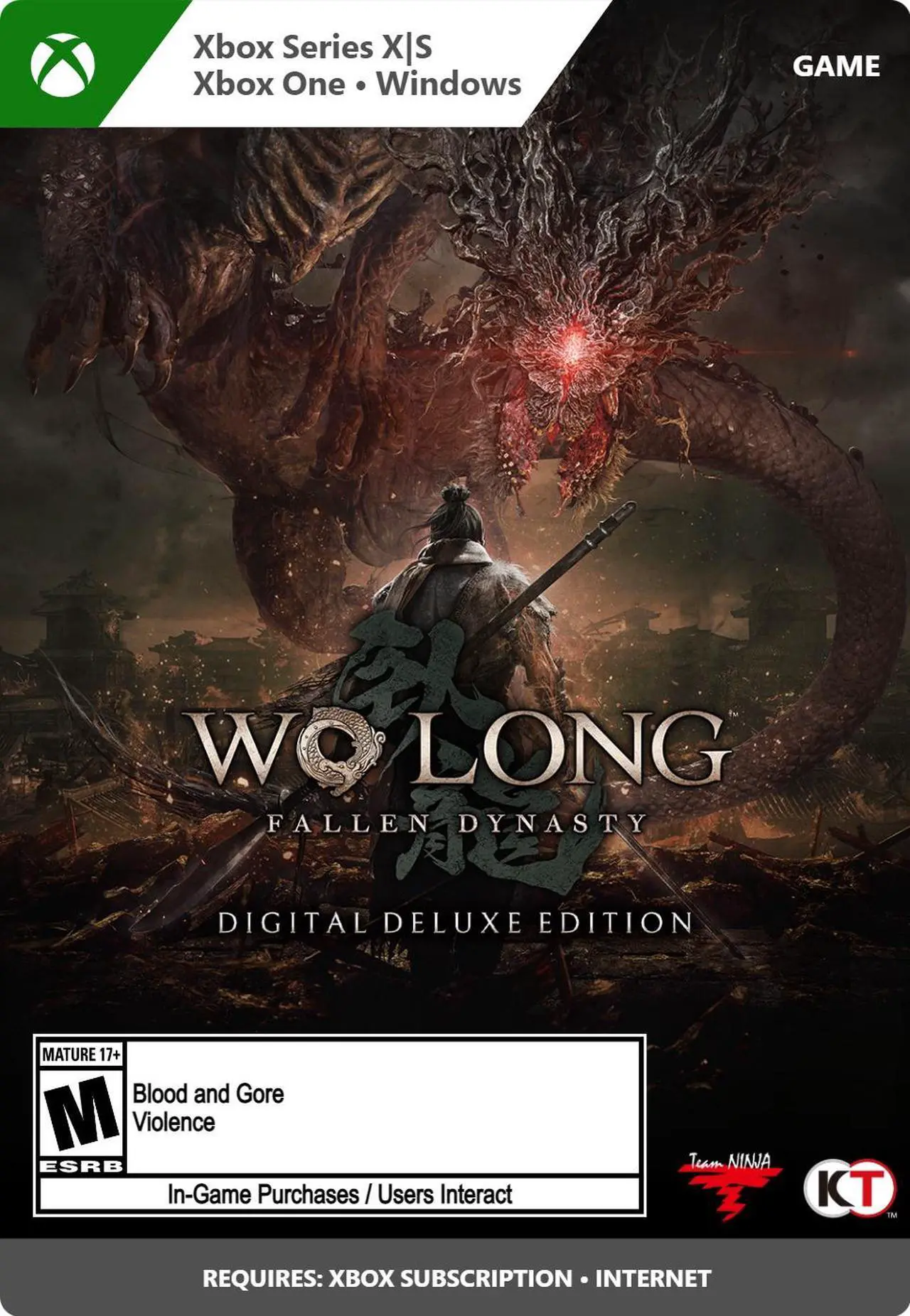 Main image of Wo Long: Fallen Dynasty Digital Deluxe Edition Xbox Series X|S, Xbox One, Windows [Digital Code]