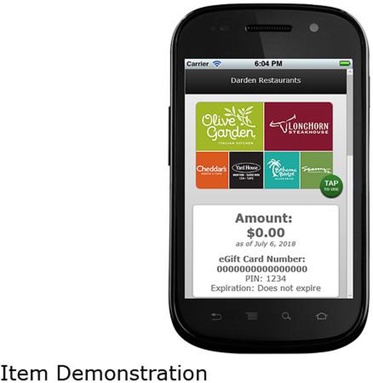 Alt view image 2 of 2 - Darden $25 Gift Card (Email Delivery)