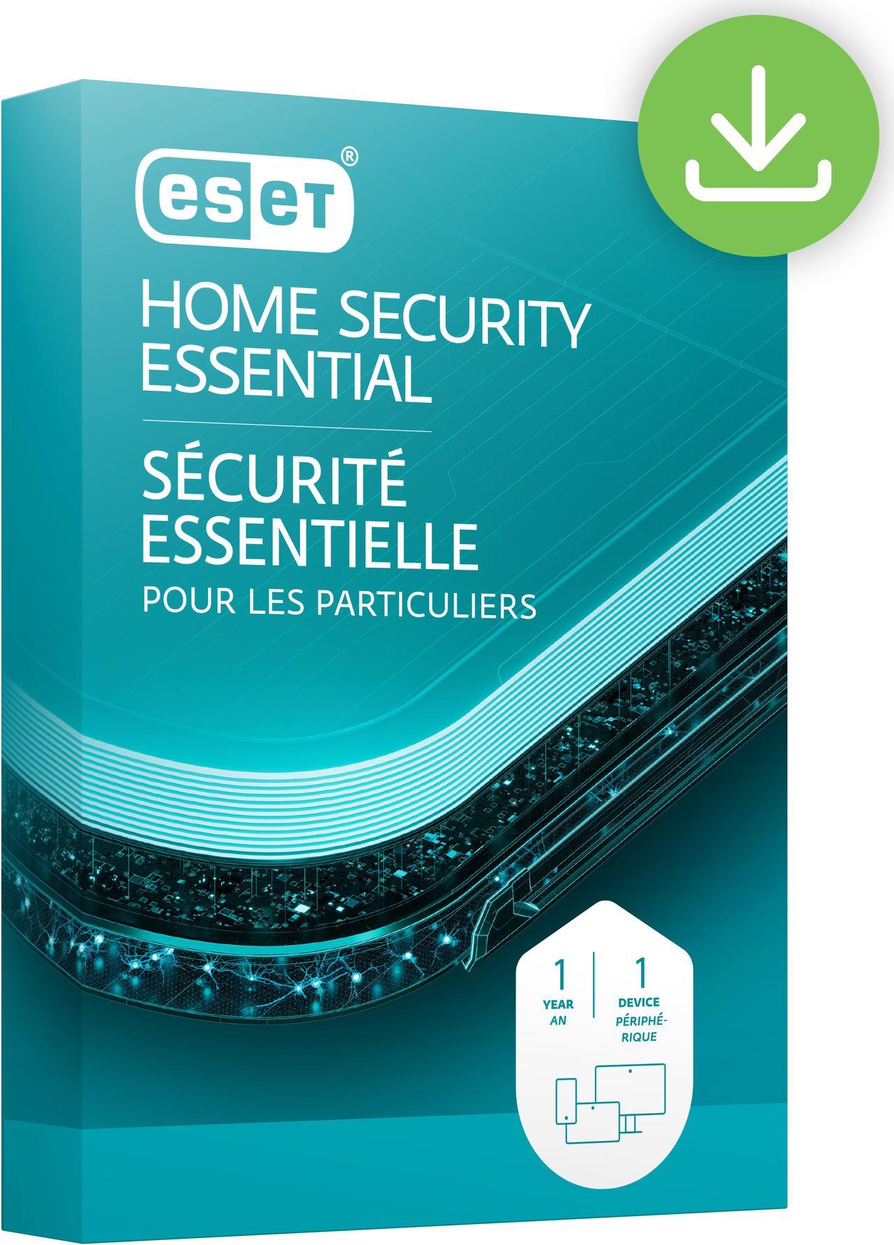 ESET Home Security Essential - 1 Device, 1 Year [Digital Code]