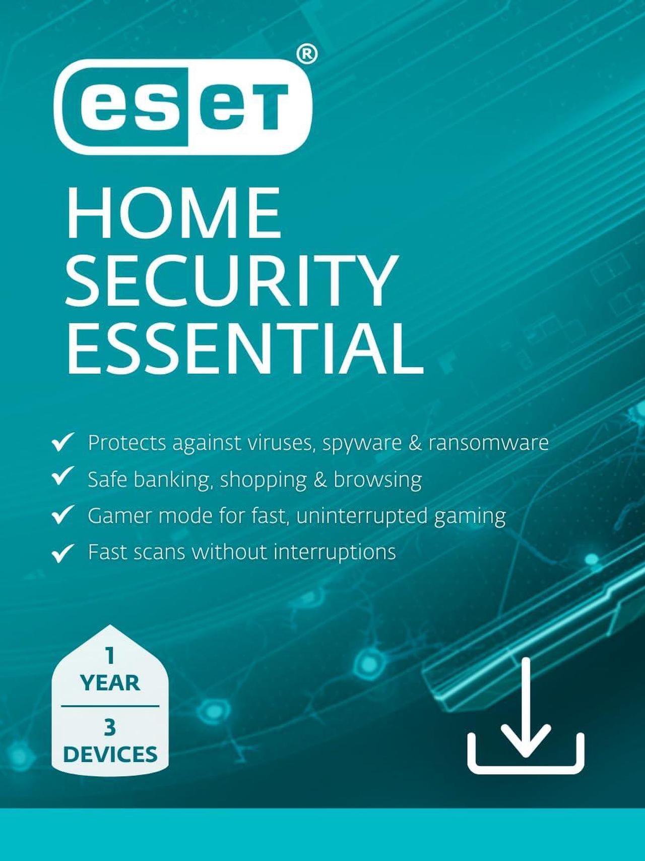 Main image of ESET Home Security Essential 2025 - 3 Devices/ 1 Year Download