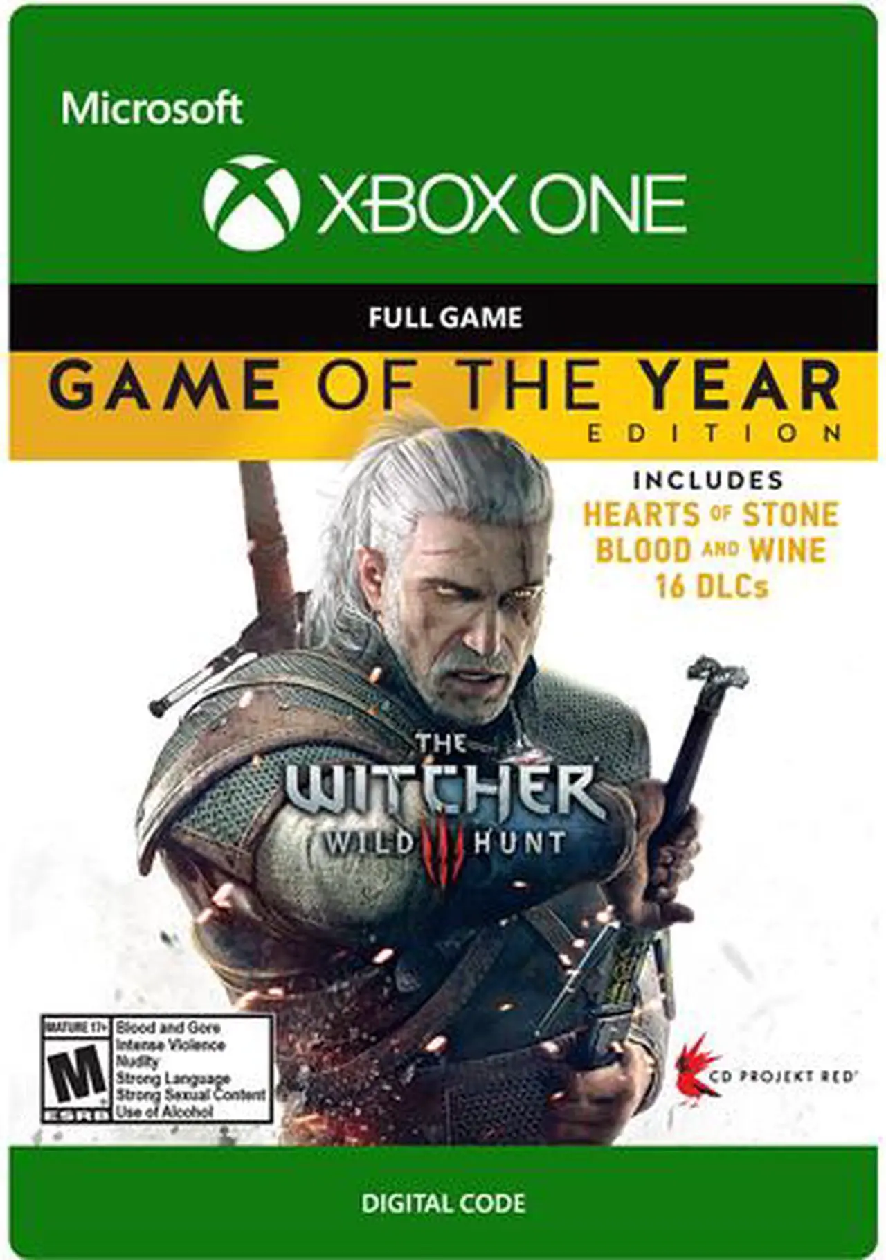 Main image of The Witcher 3: Wild Hunt - Game of The Year Xbox One [Digital Code]