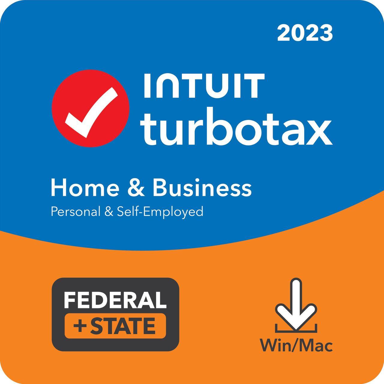 Main image of Intuit TurboTax Home & Business with State 2023 PC/MAC Download