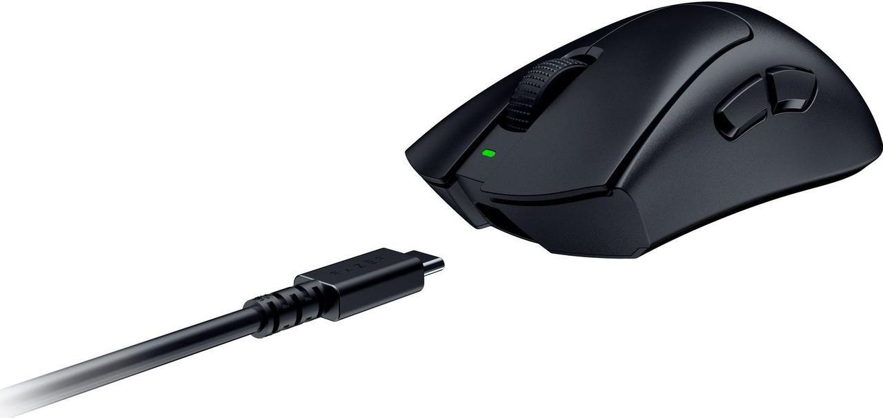 Alt view image 3 of 12 - Razer DeathAdder V3 HyperSpeed Ultra-lightweight Wireless Ergonomic Esports Gaming Mouse