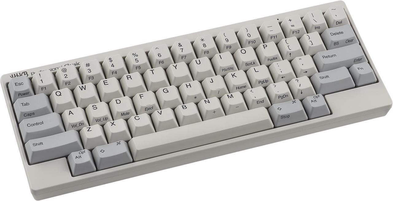 Alt view image 2 of 9 - Happy Hacking Keyboard Professional Classic (Wired, USB-C, Mac, Windows, White, Printed) with 2 Year Advance Exchange Warranty CG01000-296201