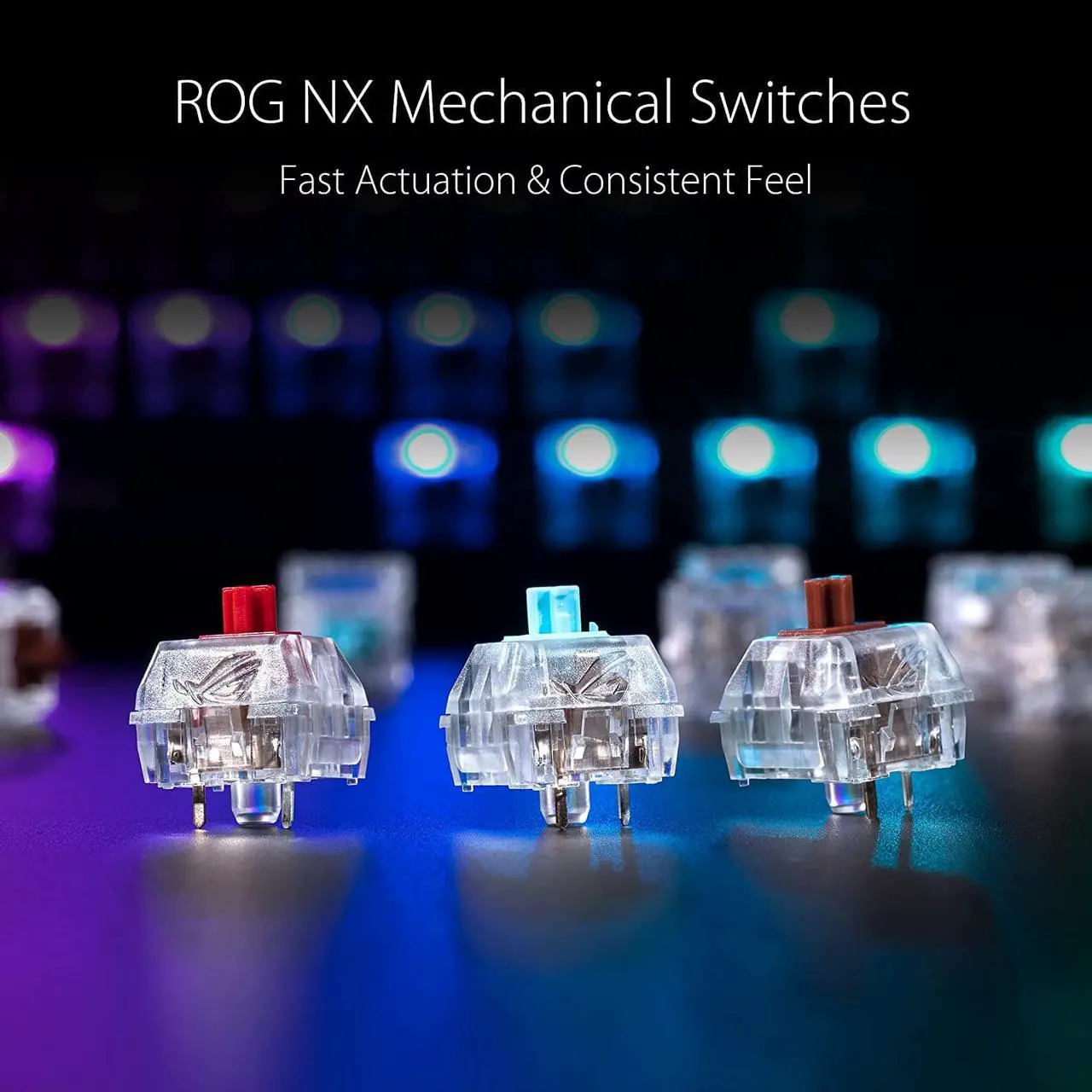 Alt view image 7 of 12 - ASUS ROG Falchion NX 65% Wireless RGB Gaming Mechanical Keyboard | ROG NX Brown Tactile Switches, PBT Doubleshot Keycaps, Wired / 2.4G Hz, Touch Panel, Keyboard Cover Case, Macro Support