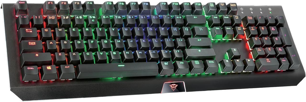 Alt view image 3 of 8 - Trust GXT 890 Cada RGB Mechanical Gaming Keyboard - with Quick Responding Switches and Customizable Per-key RGB LED Illumination