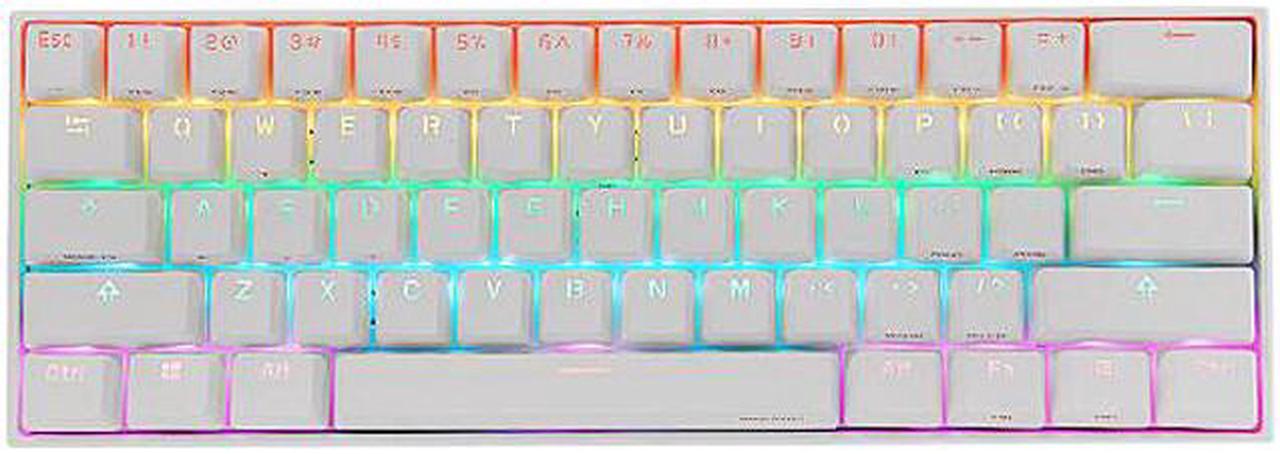 Anne Pro 2 60% Mechanical Keyboard Wired/Wireless Dual Mode Full RGB Double Shot PBT - Red Switch