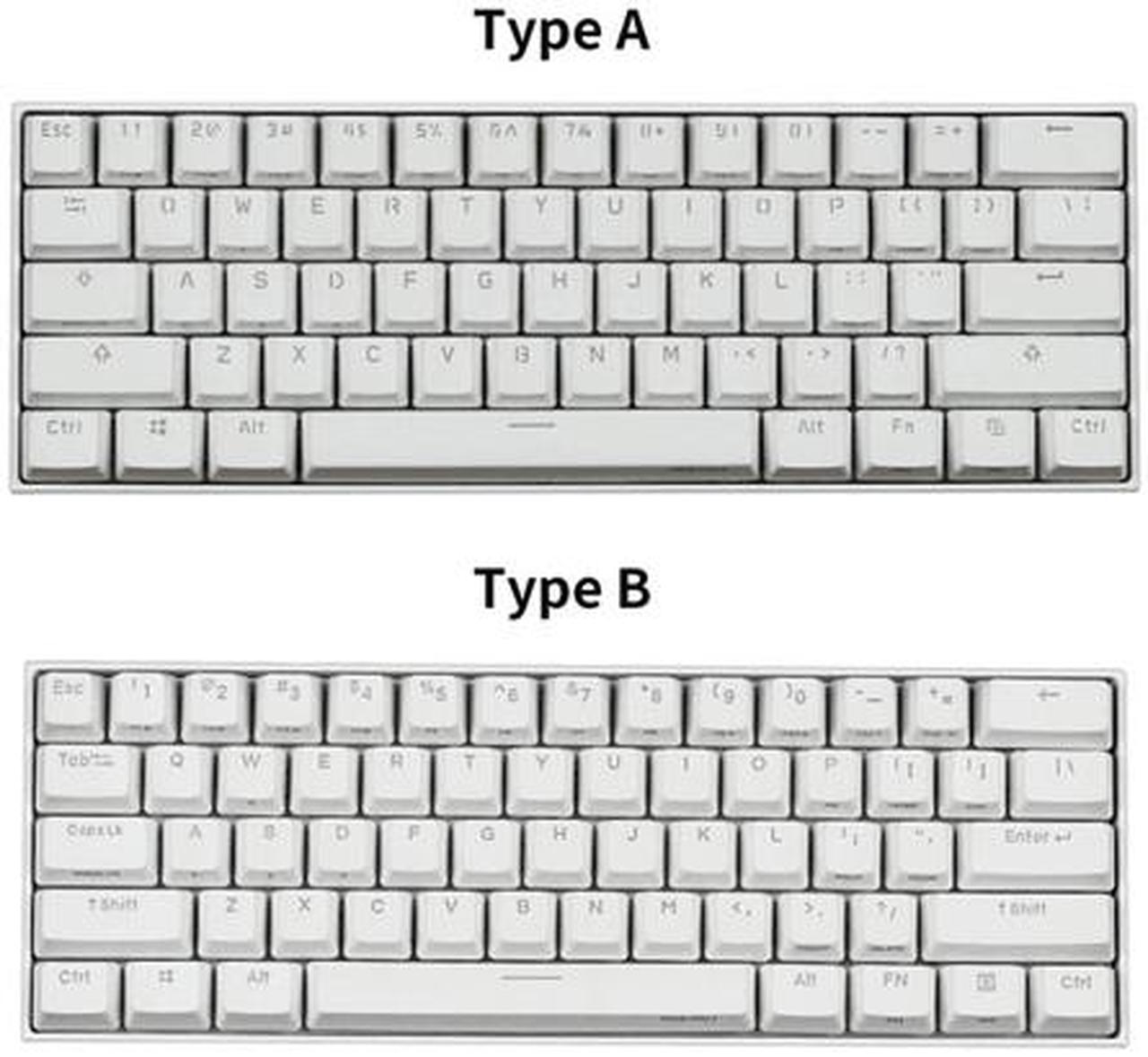 Alt view image 2 of 6 - Anne Pro 2 60% Mechanical Keyboard Wired/Wireless Dual Mode Full RGB Double Shot PBT - Gateron Brown Switch