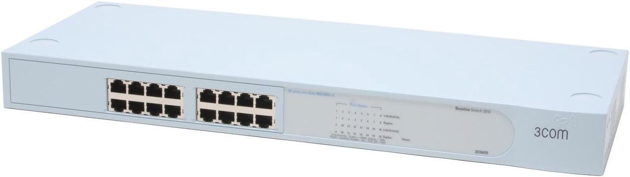Alt view image 2 of 5 - 3com 3C16470-US Baseline Switch 2016