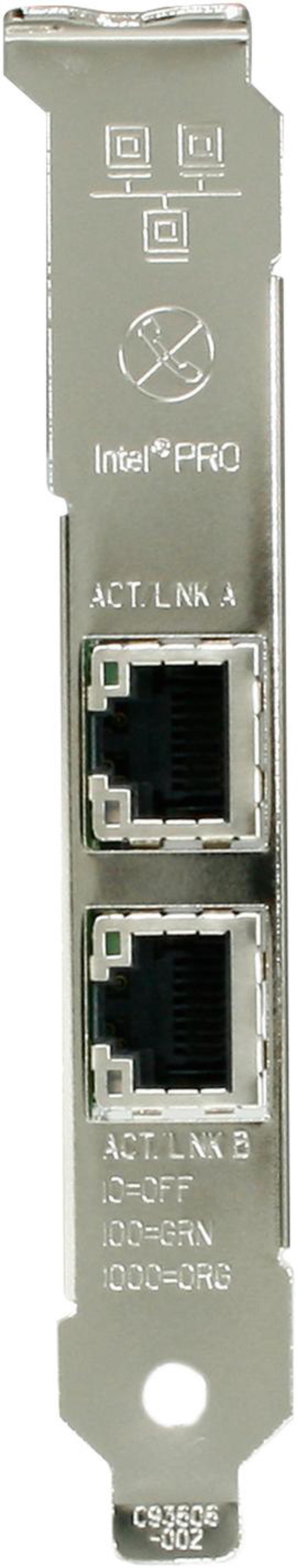 Alt view image 3 of 5 - Intel Gigabit ET Dual Port Server Adapter, OEM Pack (E1G42ETBLK)