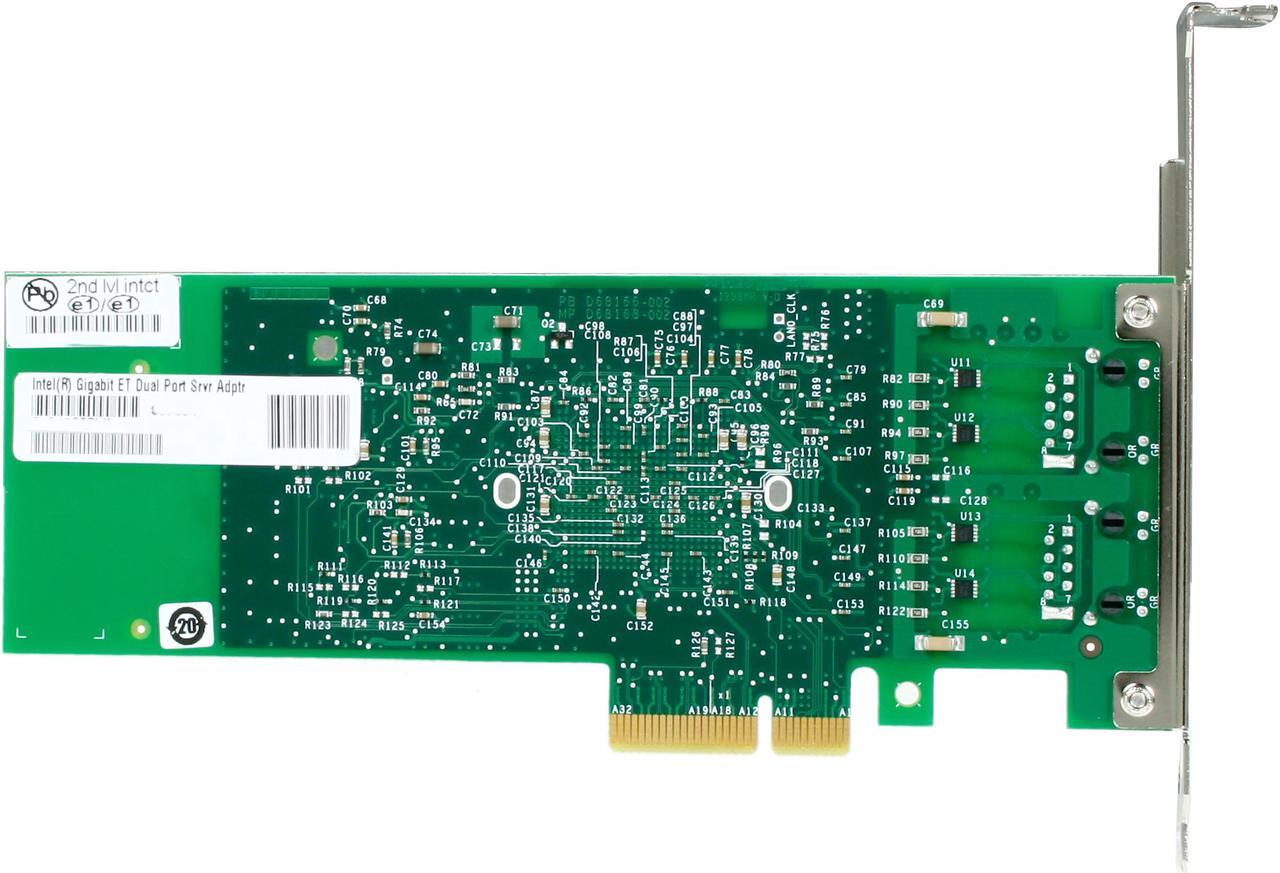 Alt view image 5 of 5 - Intel Gigabit ET Dual Port Server Adapter, OEM Pack (E1G42ETBLK)
