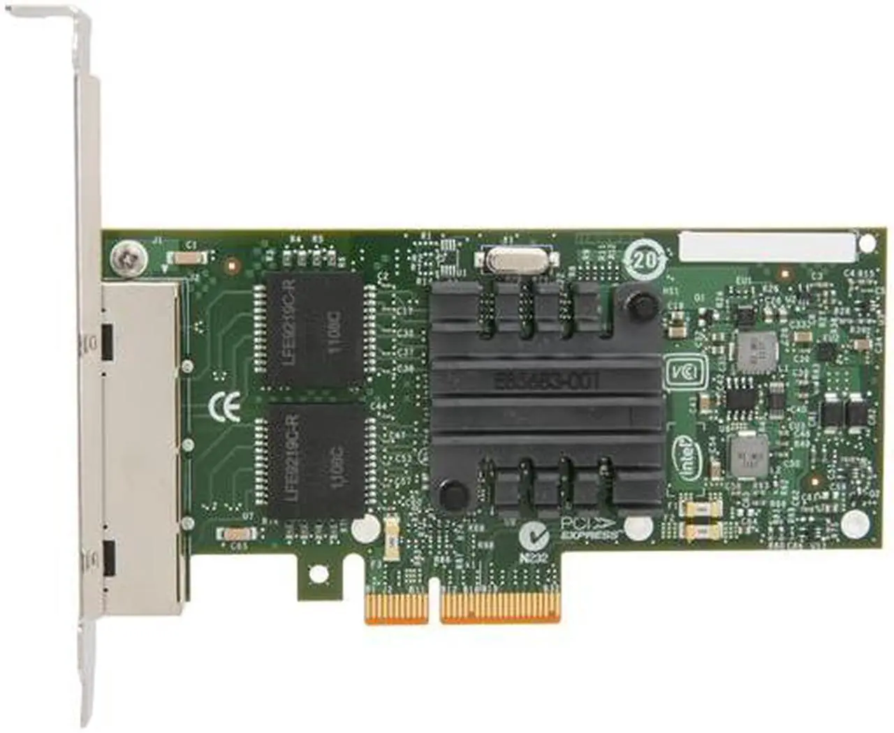 Alt view image 4 of 5 - Intel E1G44HT Server Adapter I340-T4 10/100/1000Mbps PCI-Express 2.0 4 x RJ45