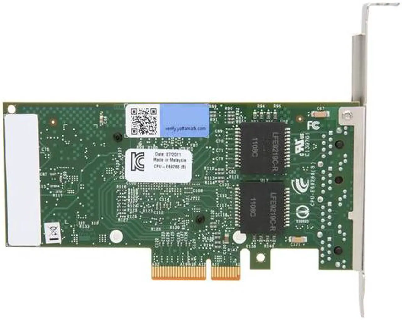 Alt view image 5 of 5 - Intel E1G44HT Server Adapter I340-T4 10/100/1000Mbps PCI-Express 2.0 4 x RJ45