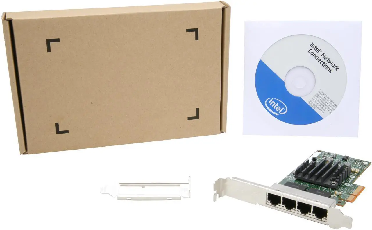 Alt view image 6 of 5 - Intel E1G44HT Server Adapter I340-T4 10/100/1000Mbps PCI-Express 2.0 4 x RJ45