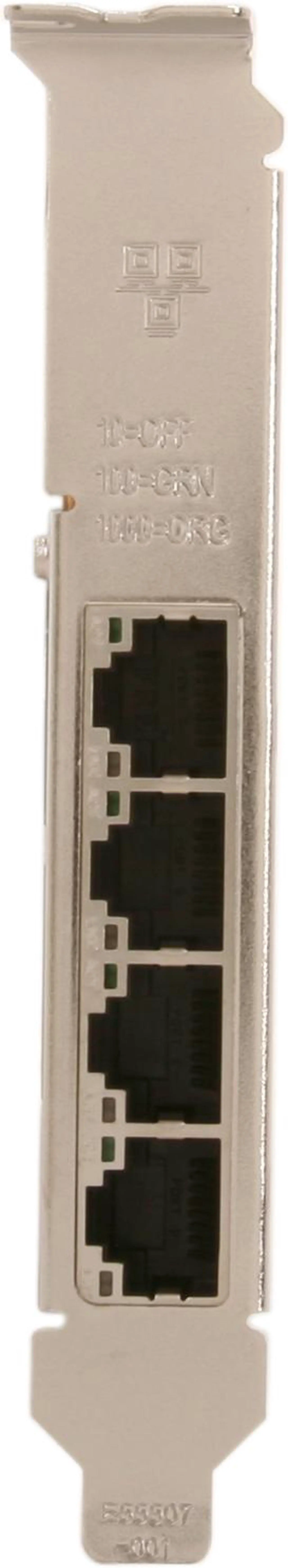 Alt view image 2 of 5 - Intel E1G44HTBLK Server Adapter I340-T4 (Bulk Pack) 10/100/1000Mbps PCI-Express 2.0 4 x RJ45