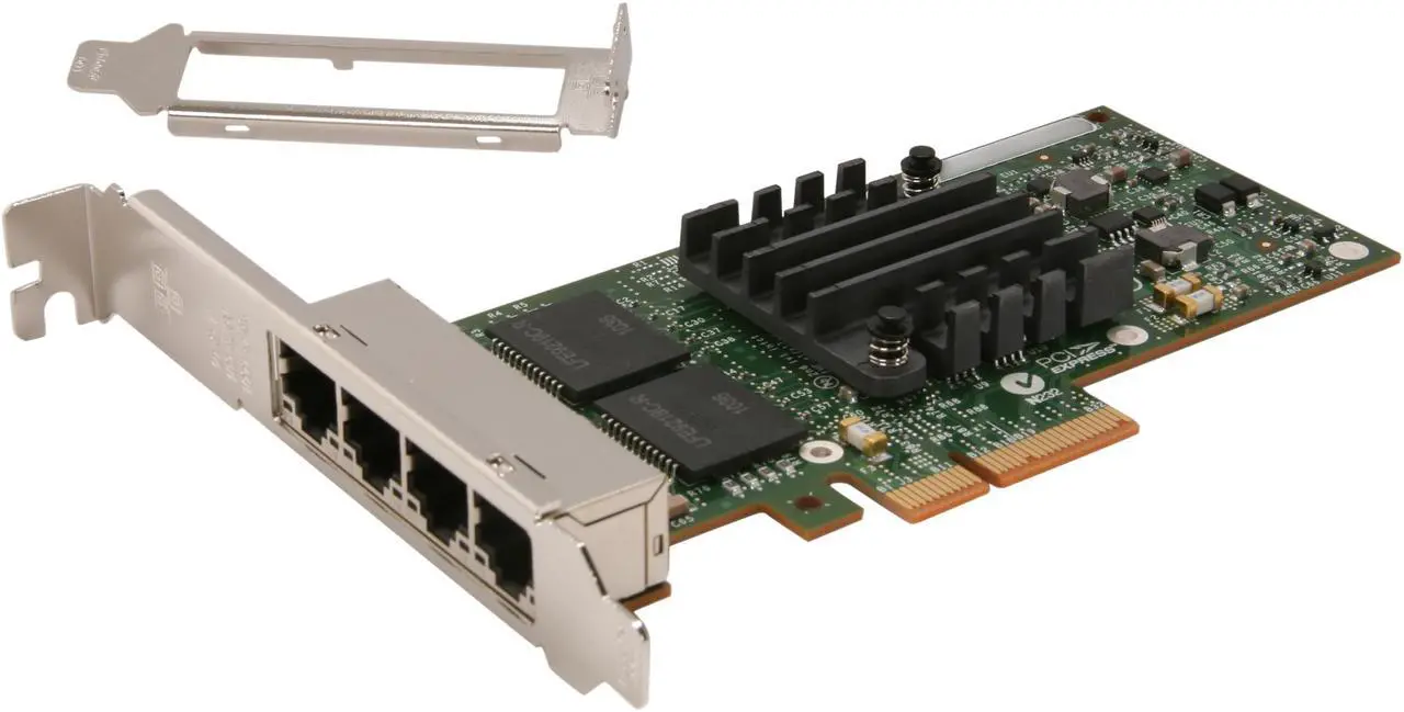 Alt view image 5 of 5 - Intel E1G44HTBLK Server Adapter I340-T4 (Bulk Pack) 10/100/1000Mbps PCI-Express 2.0 4 x RJ45