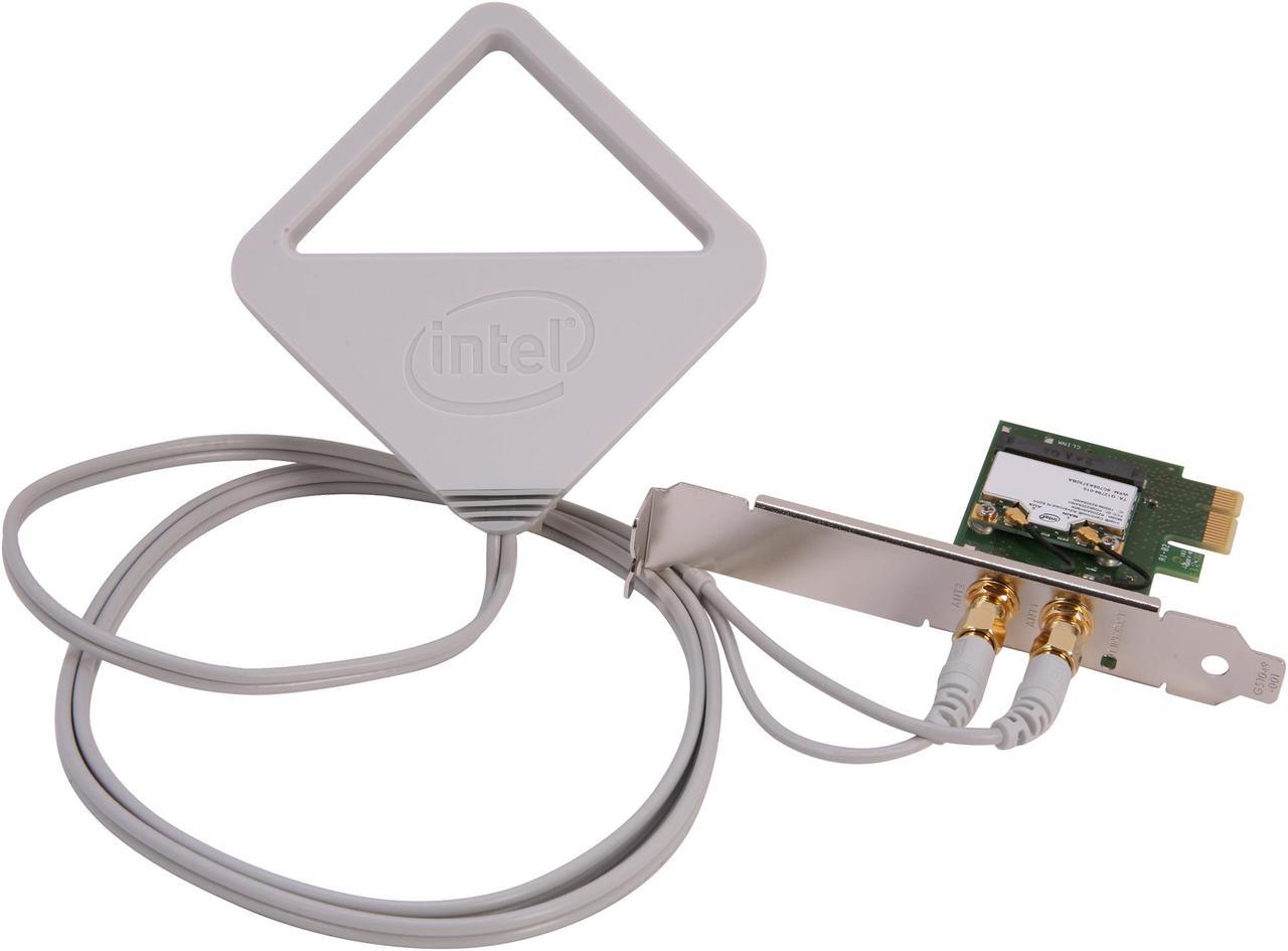 Intel Centrino Advanced-N 6205 Dual Band N600 PCIe adapter, External antenna