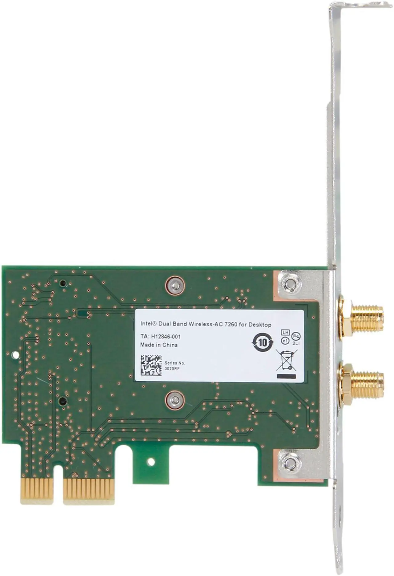Alt view image 5 of 6 - Intel 7260HMWDTX1 Dual Band Wireless-AC 7260 PCIe plus Bluetooth 4.0 AC1200 Wireless adapters