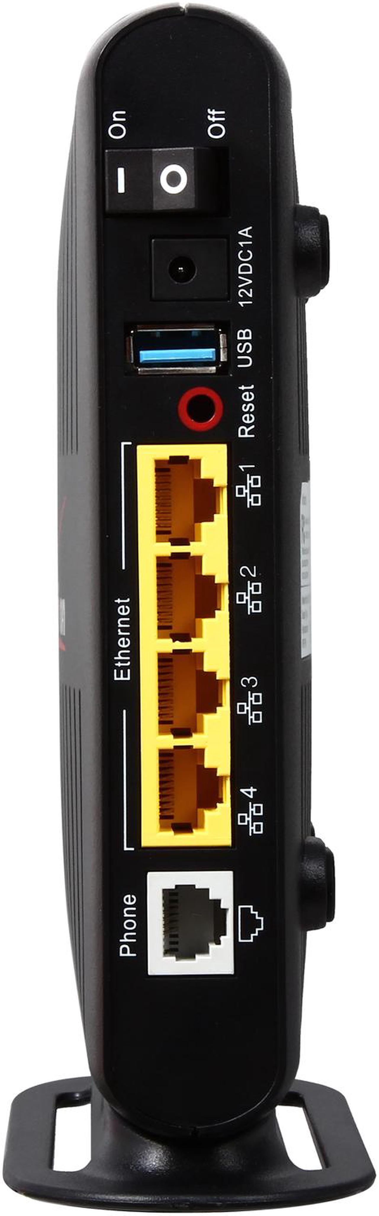 Alt view image 4 of 6 - Actiontec GT784WNV Verizon High Speed Internet Wireless N Modem and Router