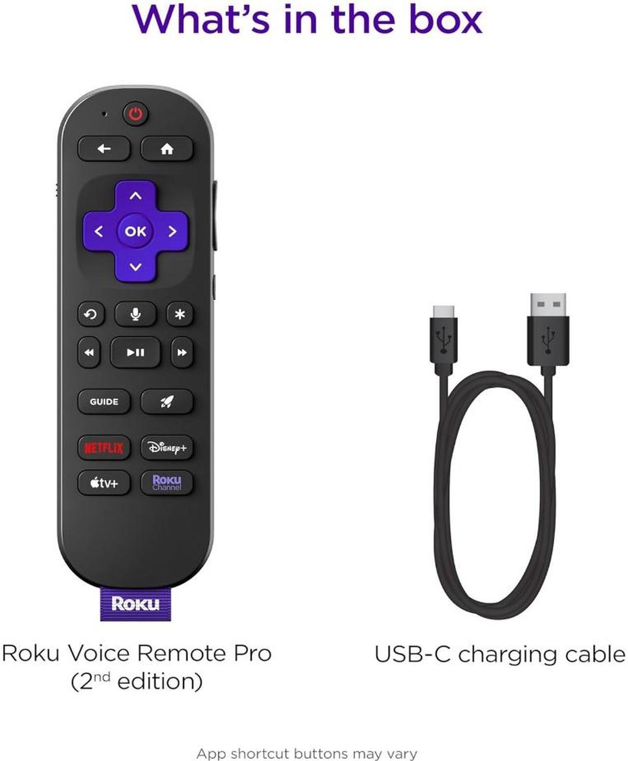 Alt view image 6 of 6 - Roku Voice Remote Pro   RCB1R