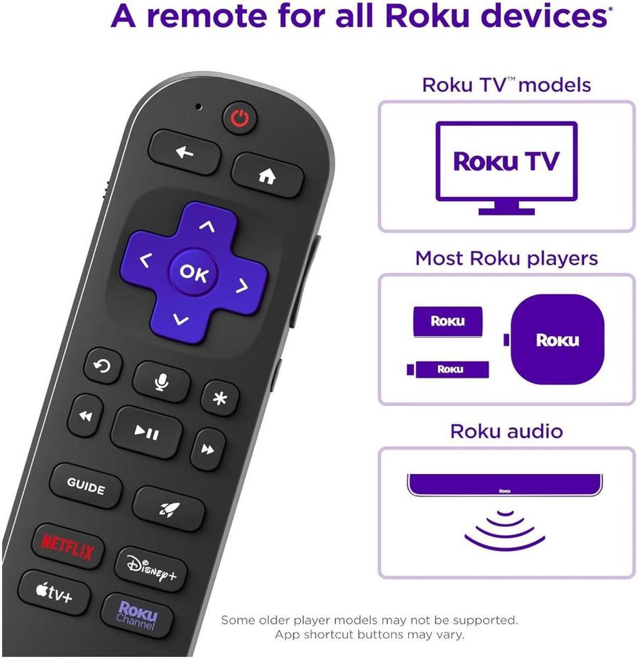 Alt view image 3 of 6 - Roku Voice Remote Pro   RCB1R